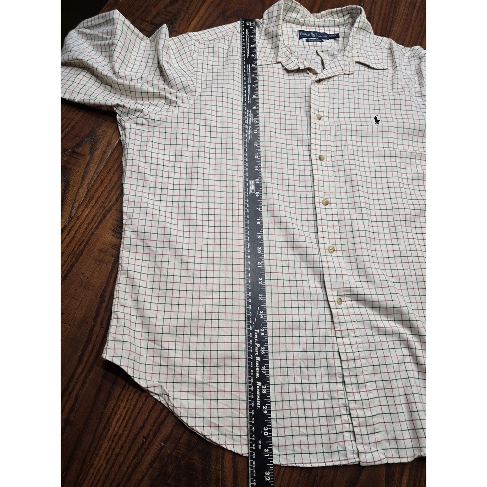 Ralph Lauren Mens XXL Classic Fit Tattersall Check Button Down Shirt - Picture 3 of 10